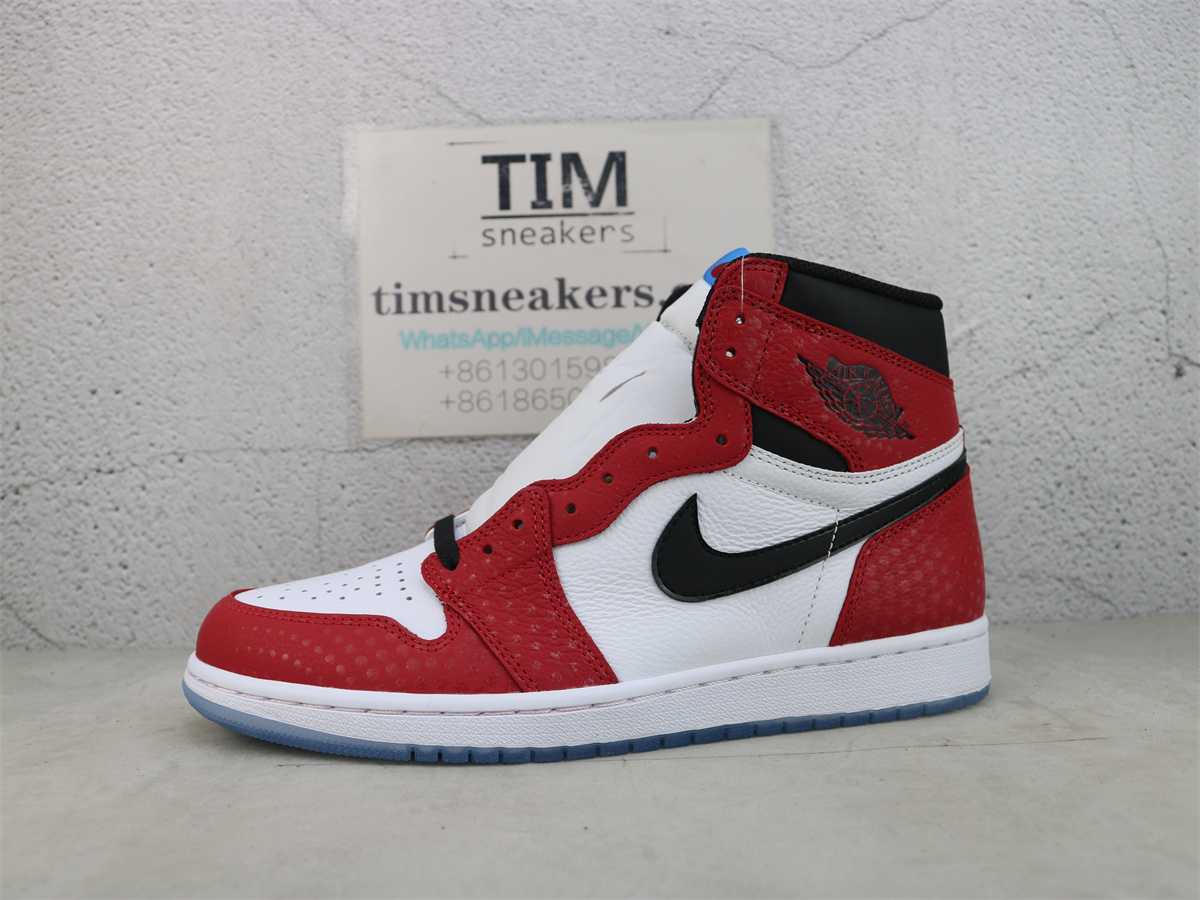 Air Jordan 1 Retro High Spider-Man Origin Story 555088-602